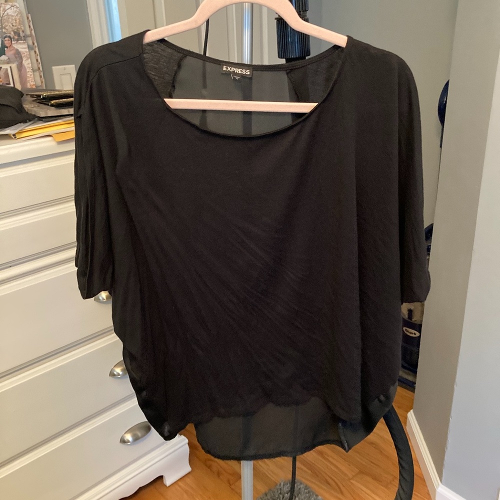 Express black dress top